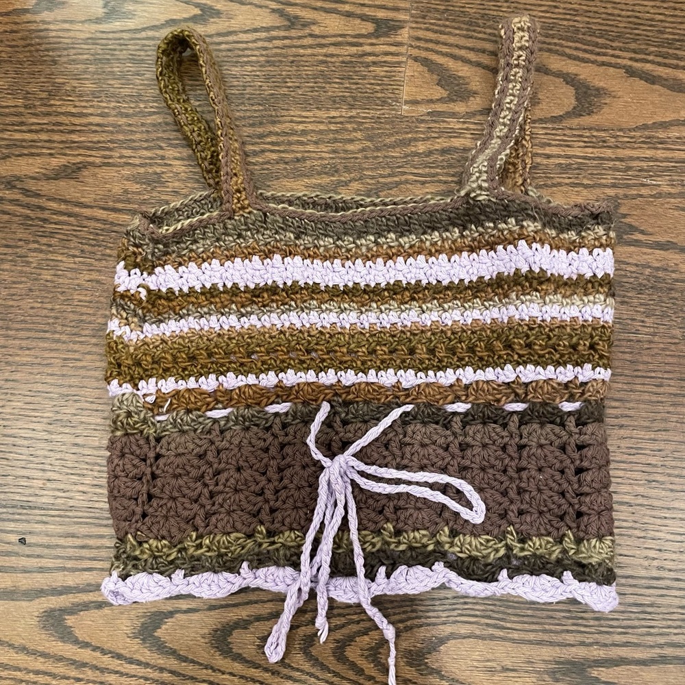 Y2k crochet top
